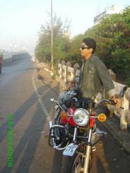 ride to pune on bike wid frnds