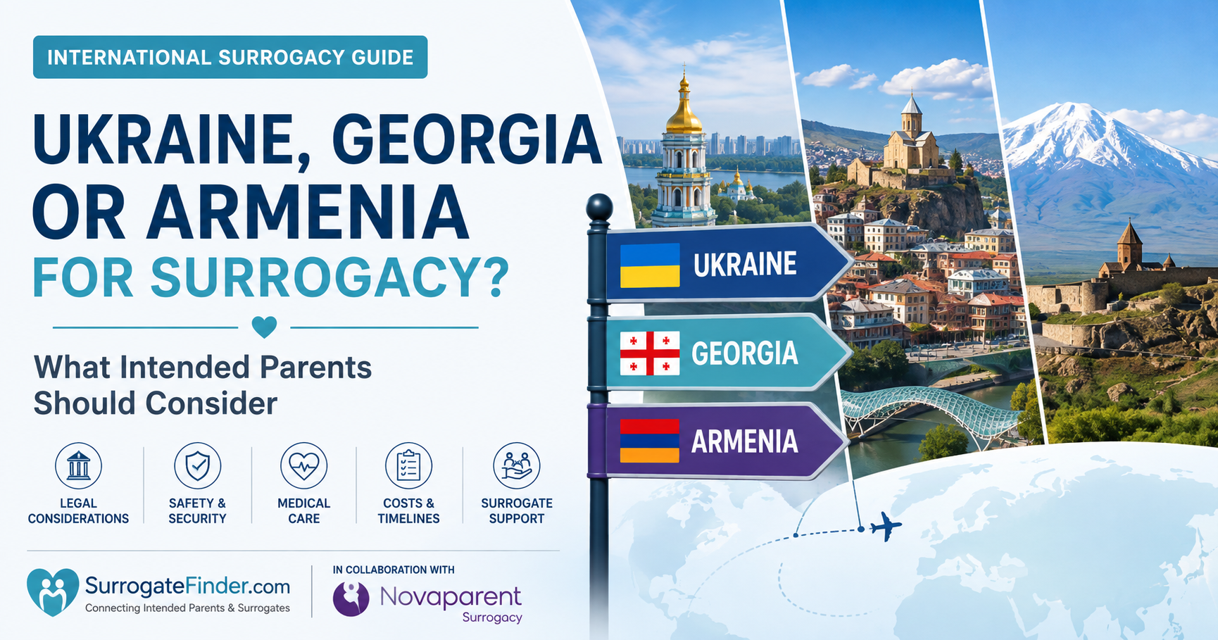 Choosing Between Ukraine, Georgia and Armenia for Surrogacy: What Intended Parents Should Consider