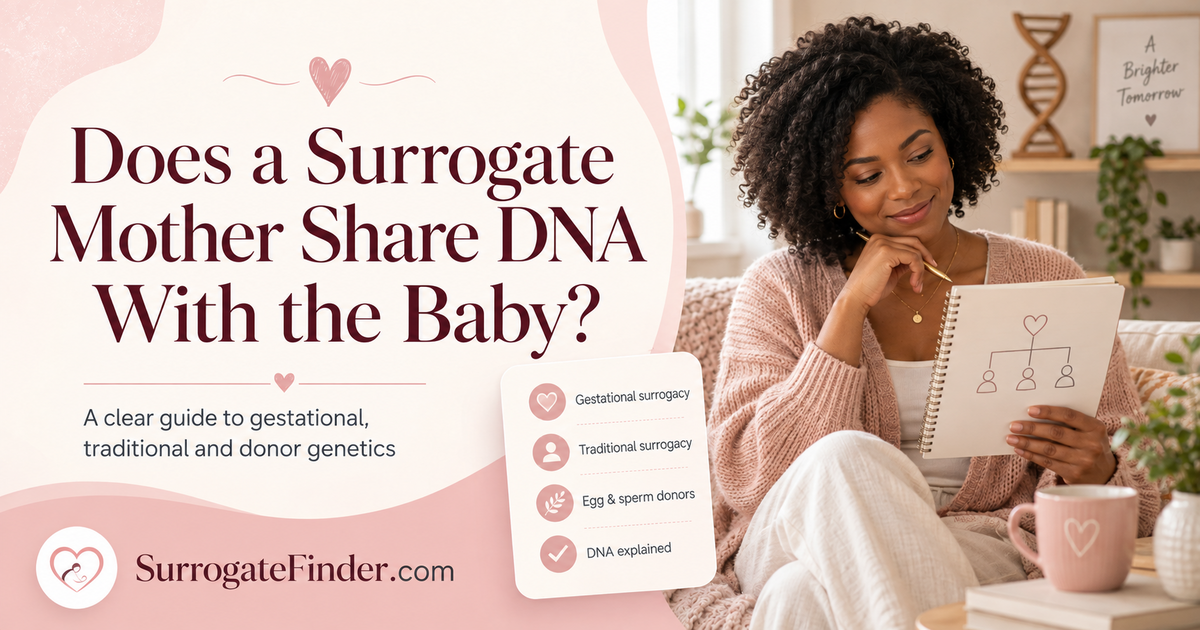 Does a Surrogate Mother Share DNA With the Baby?