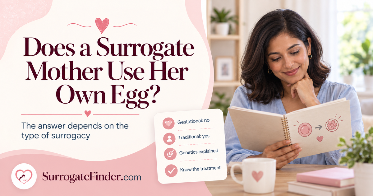 Does a Surrogate Mother Use Her Own Egg?