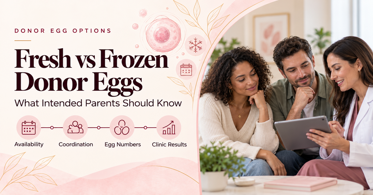 Fresh vs Frozen Donor Eggs: What Intended Parents Should Know