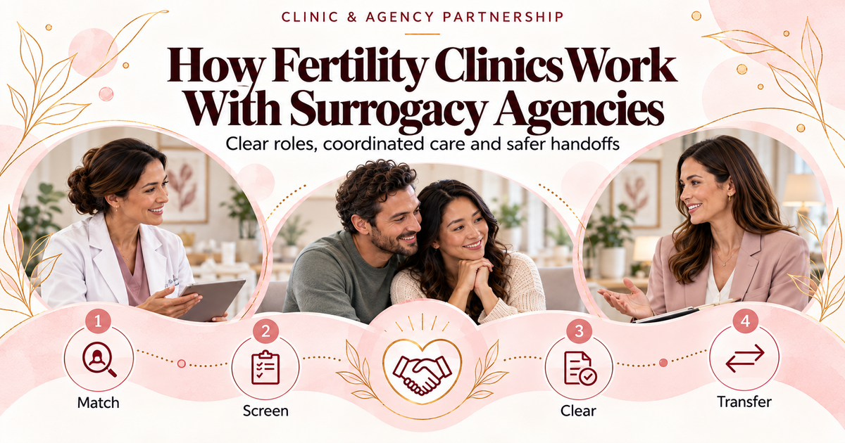 How Fertility Clinics Work With Surrogacy Agencies