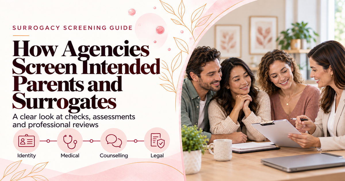 How Surrogacy Agencies Screen Intended Parents and Surrogates