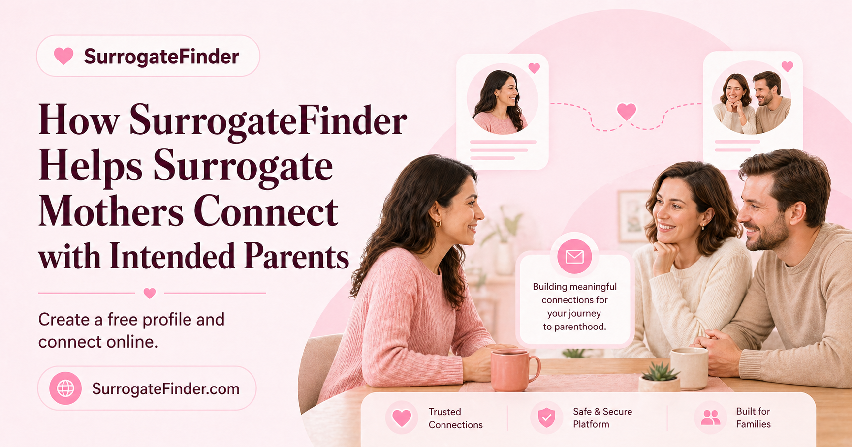 How SurrogateFinder Helps Surrogate Mothers Connect with Intended Parents