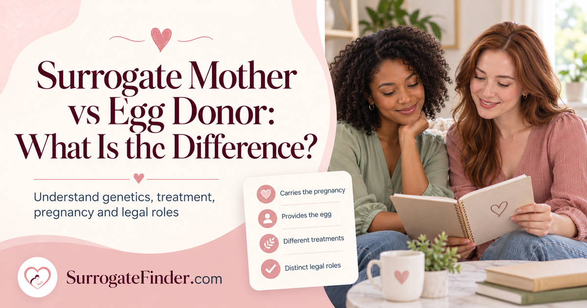 Surrogate Mother vs Egg Donor: What Is the Difference?