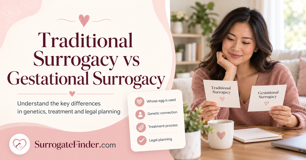 Traditional Surrogacy vs Gestational Surrogacy